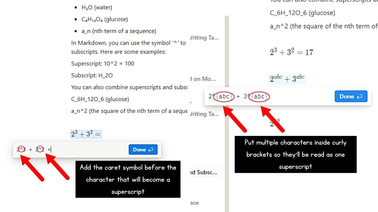 Use Keyboard Shortcuts to Add Superscripts in Notion Step 2