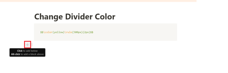 change divider color in notion