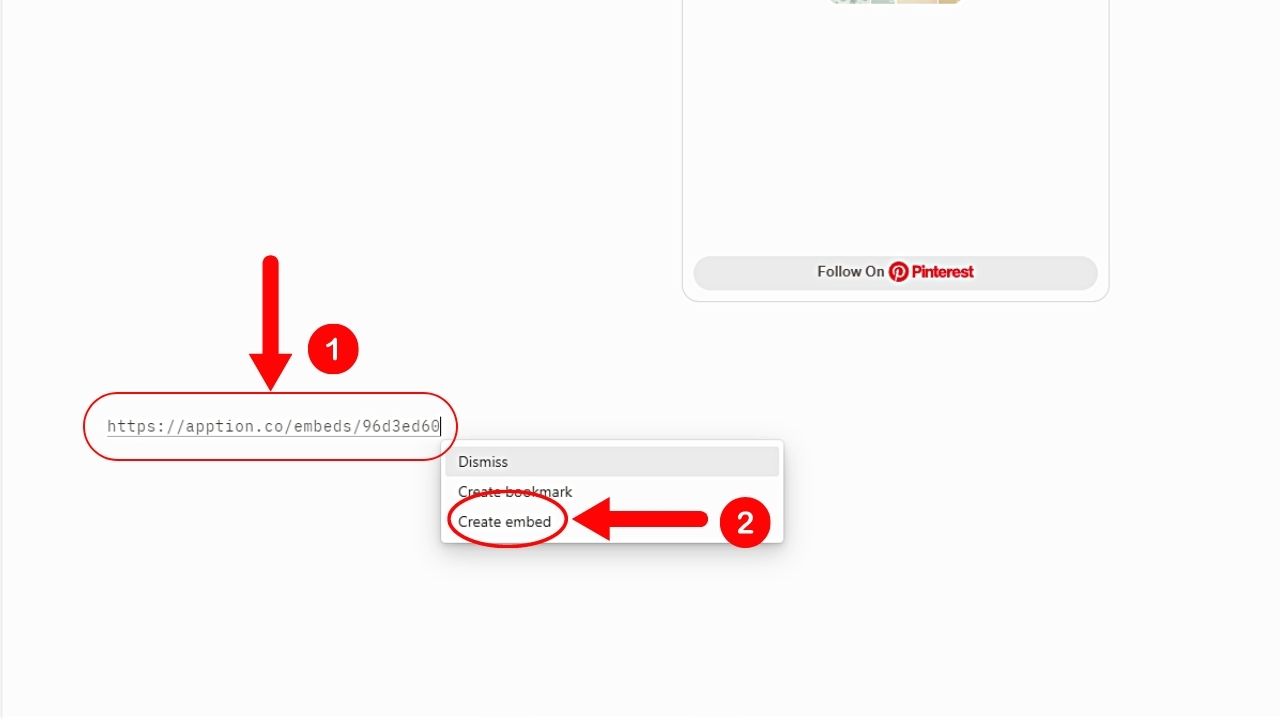 How to Add Pinterest Image from Apption Step 7