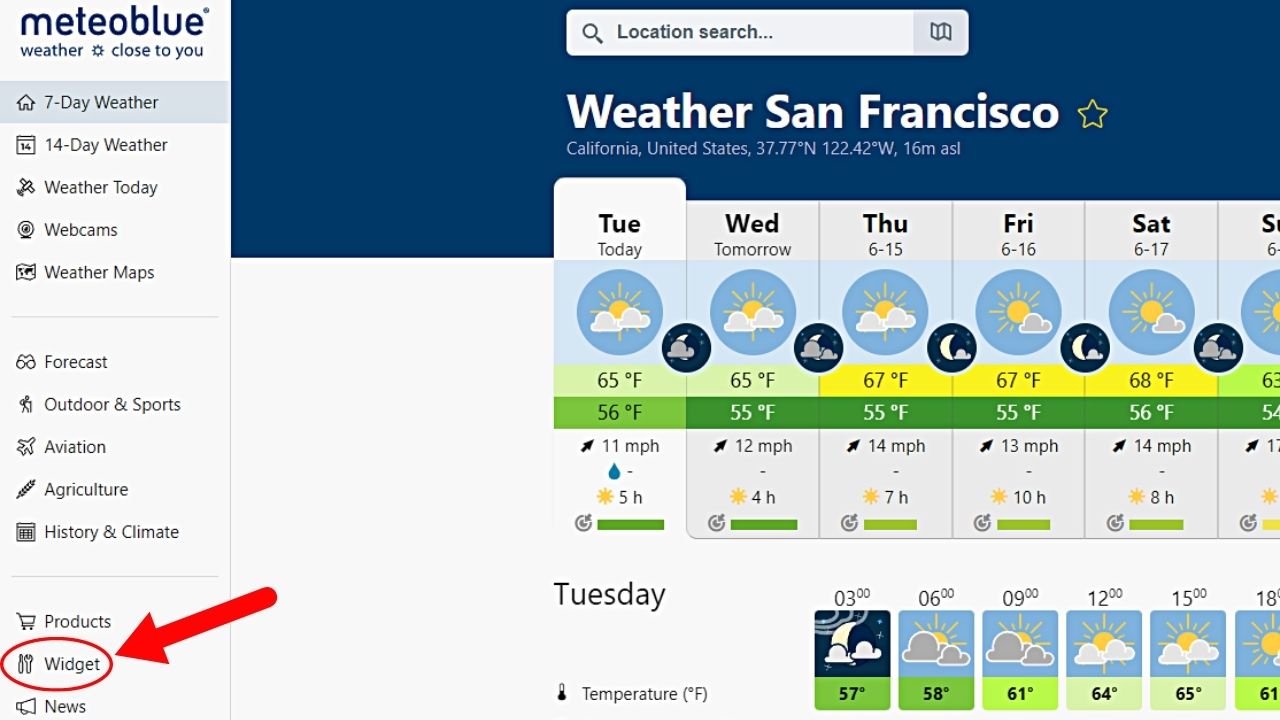 How to Add Weather in Notion Through Meteoblue Step 1