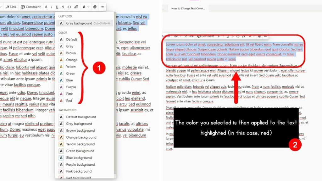 Changing Text Color in Notion A StepbyStep Guide