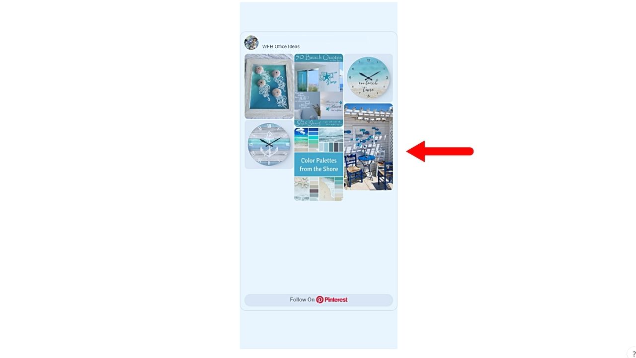 Copy and Paste the Pinterest Board URL to Embed Pinterest Board in Notion Step 3