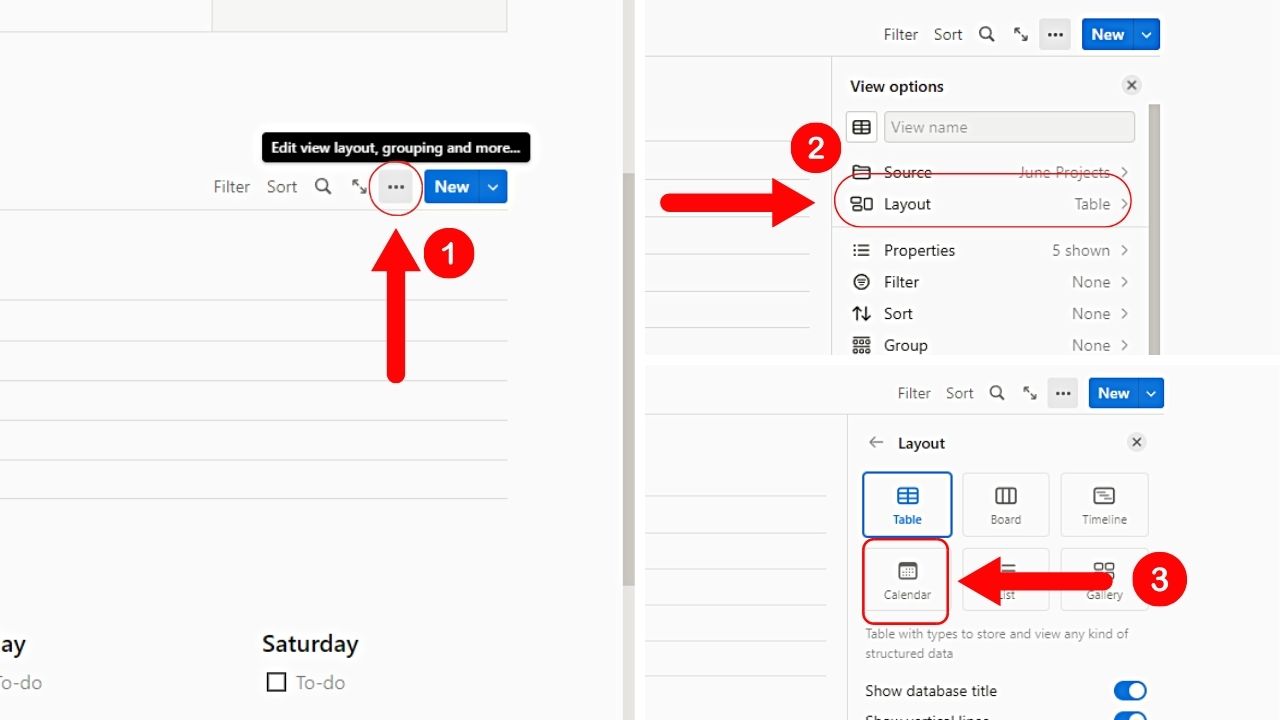 How to Add a Calendar in Notion Step 3