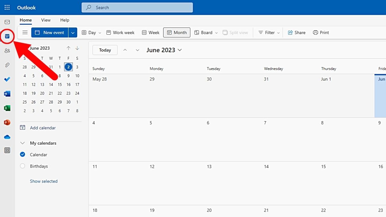 How to Add/Embed Outlook Calendar in Notion Step 1