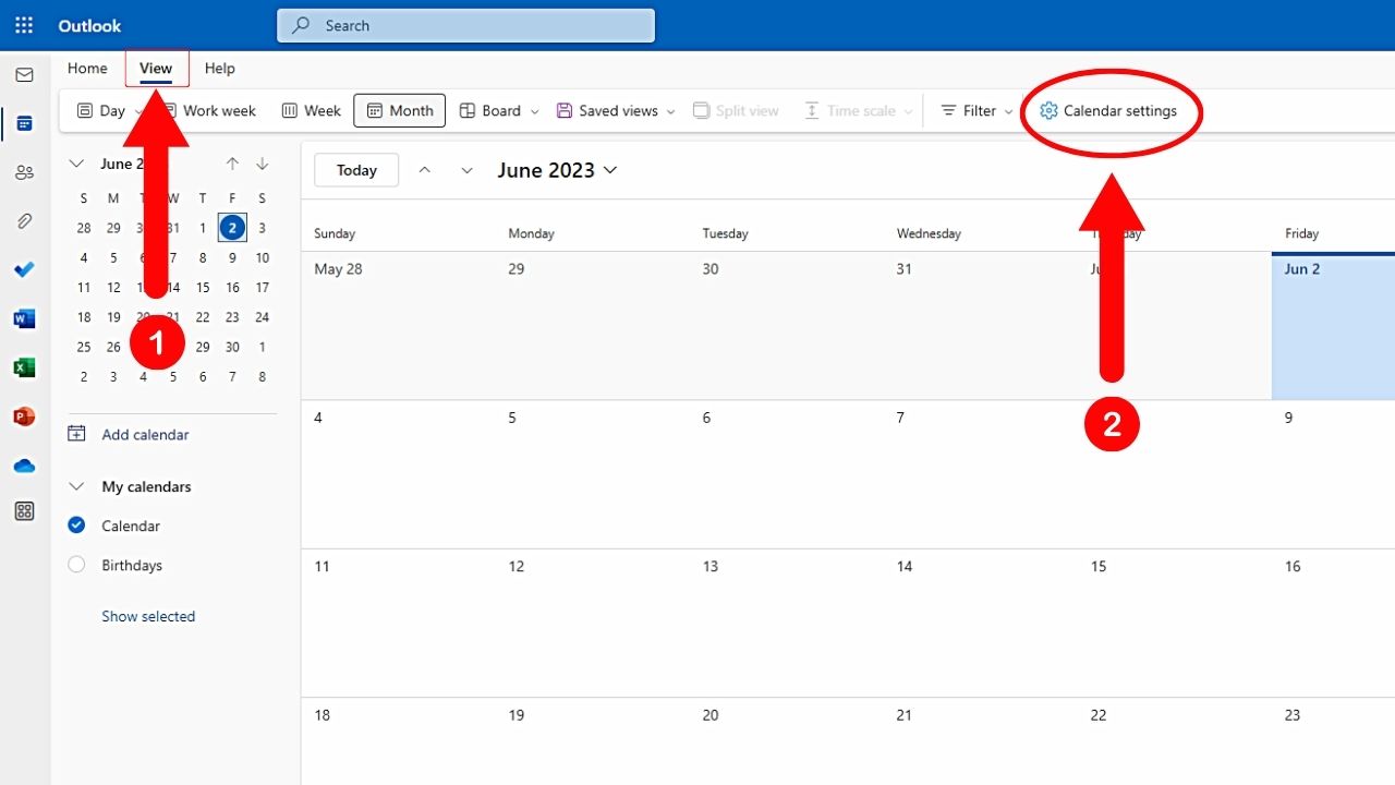 How to Add/Embed Outlook Calendar in Notion Step 3