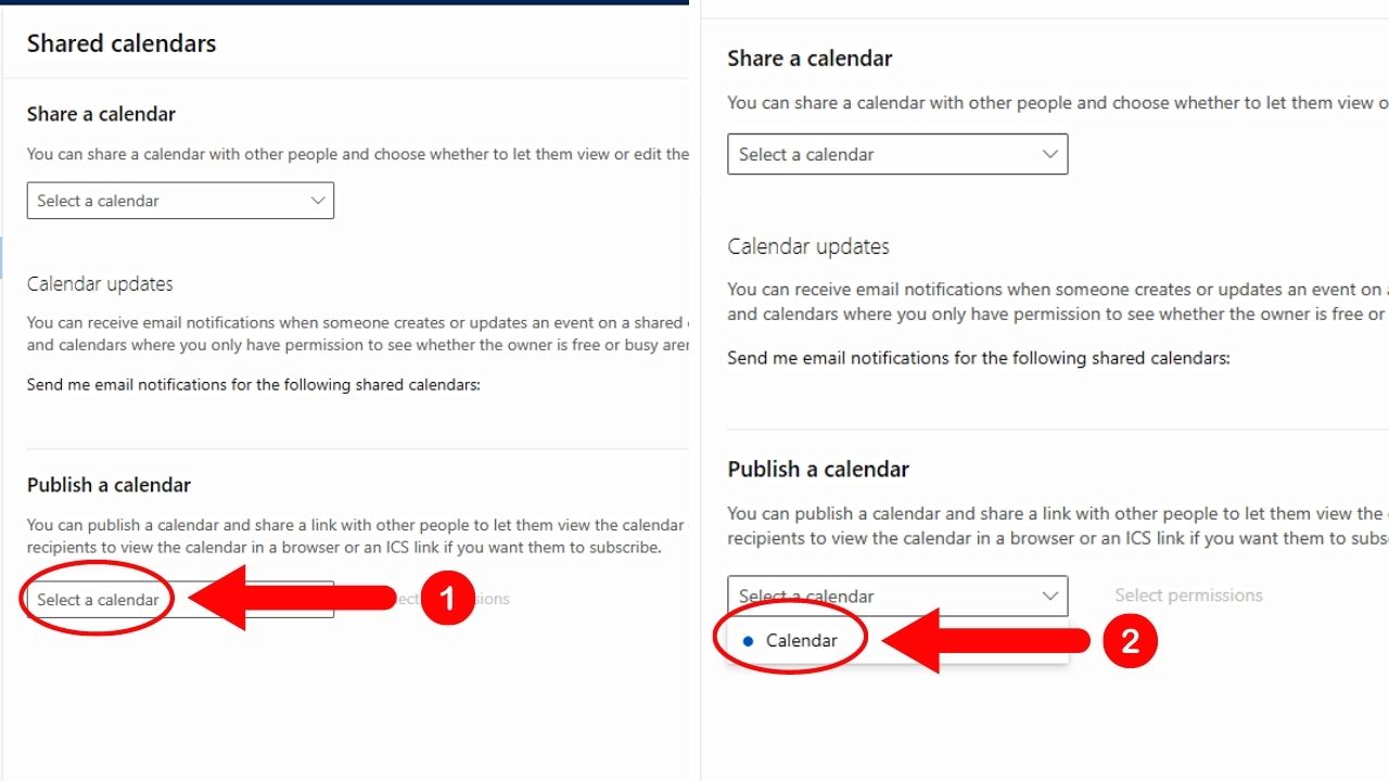 How to Add/Embed Outlook Calendar in Notion Step 5