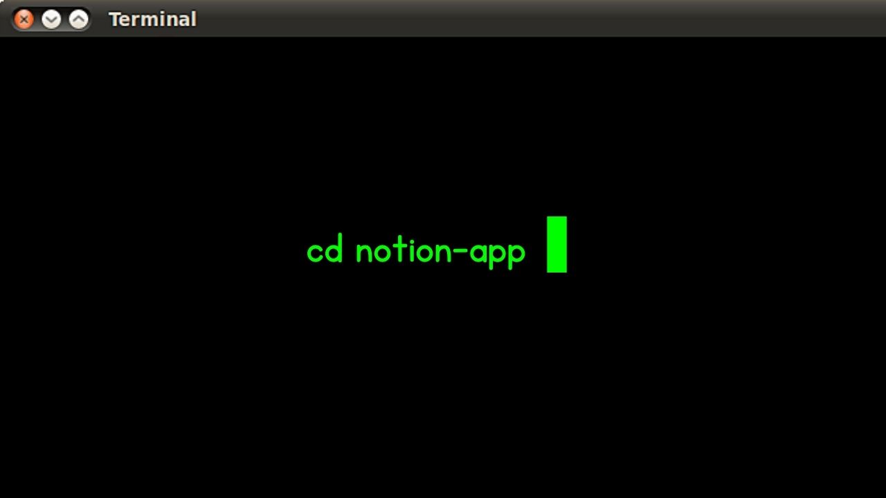 Installing Notion-App to Use Notion in Linux Step 5