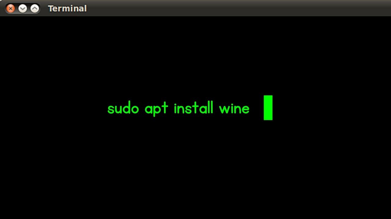 Opening WINE to Use Notion in Linux Step 1