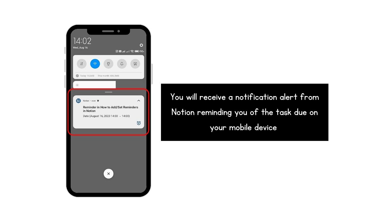 Getting Reminder Notifications in Notion Mobile
