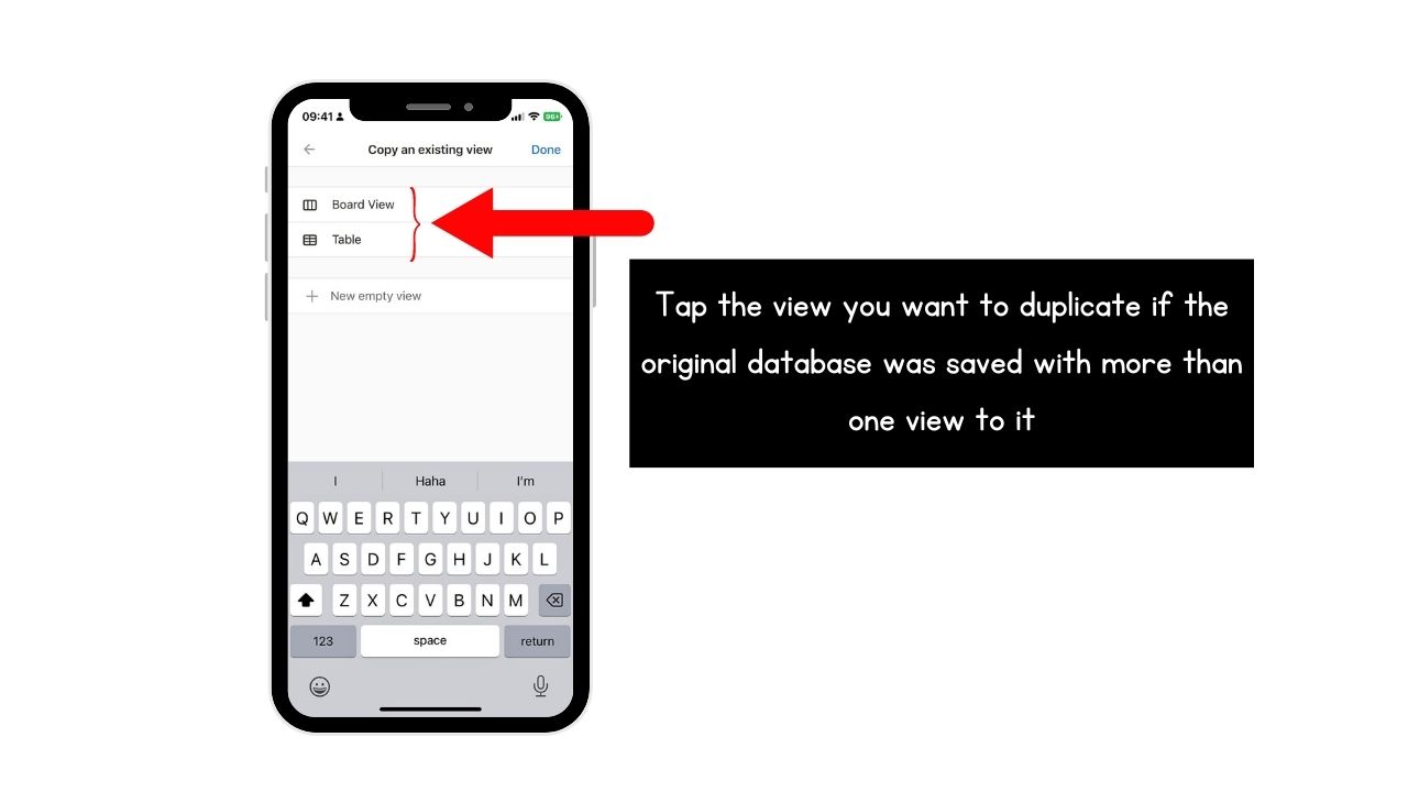 How to Duplicate Databases in Notion Mobile With Linking Step 6