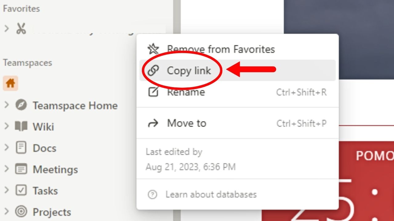How to Duplicate Databases in Notion with Linking (Desktop) Step 3