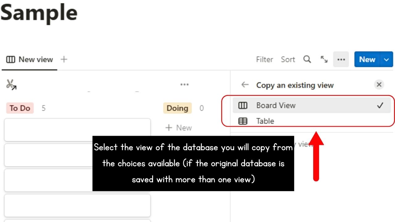 How to Duplicate Databases in Notion with Linking (Desktop) Step 7