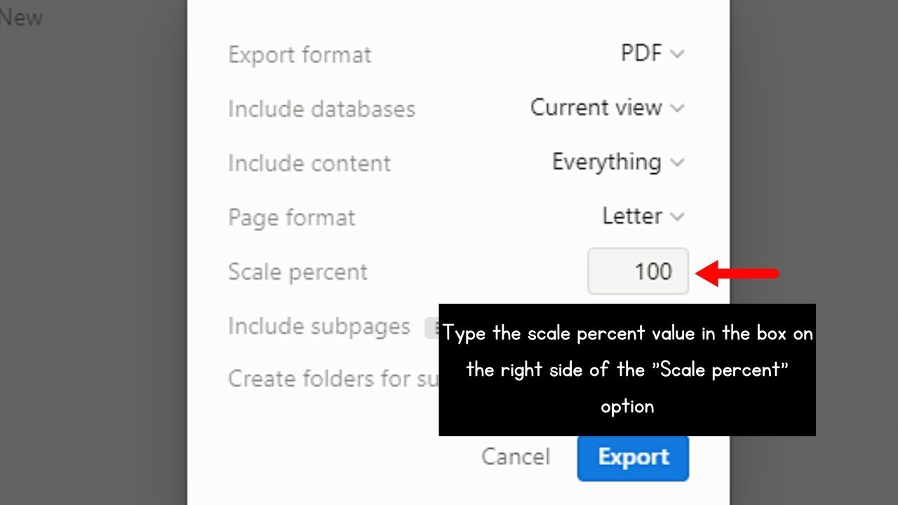 How to Export a Notion Page as PDF (Website or Desktop) Step 7