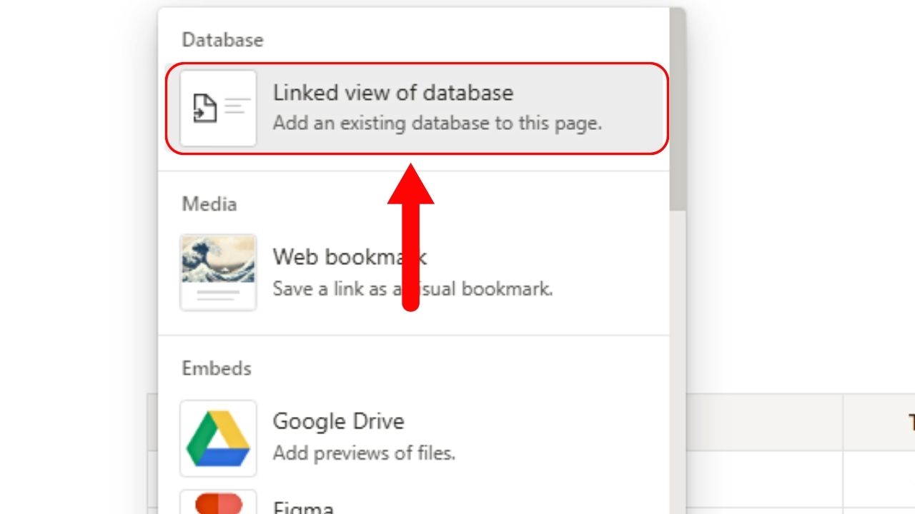 How to Link Databases in Notion (Desktop) Step 2