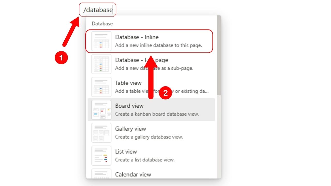 How to Merge Multiple Databases in Notion Step 1