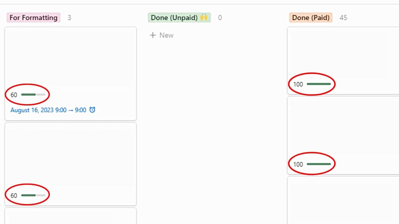 How to Show Progress Bar in Board or Kanban View in Notion Step 5