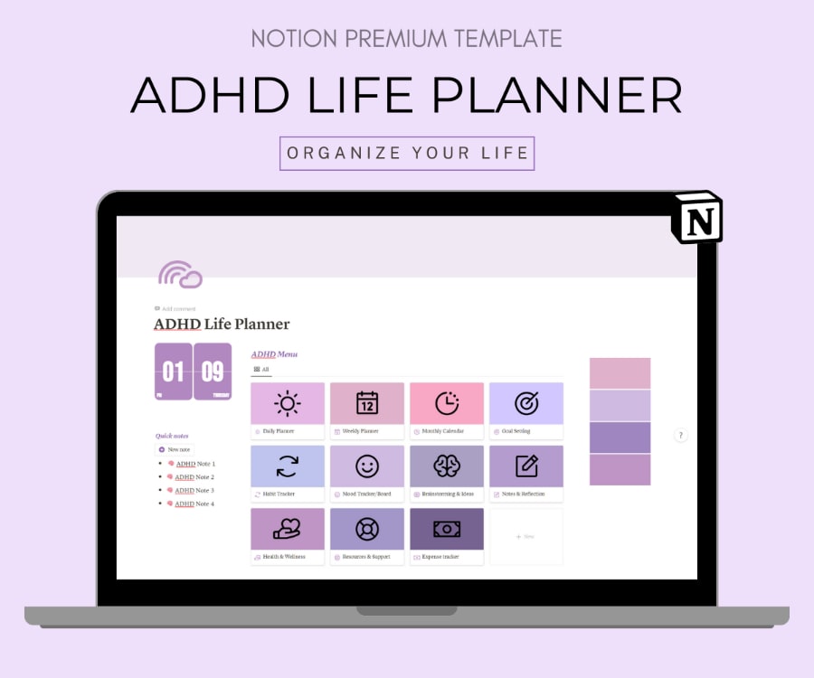 Notion ADHD Template 