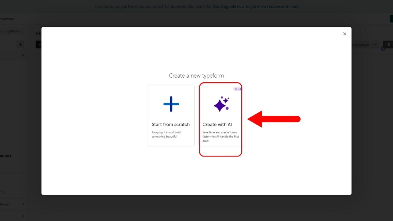 Pasting Forms from Form Builder Tools as an Embed Block to Create a Form in Notion Step 1