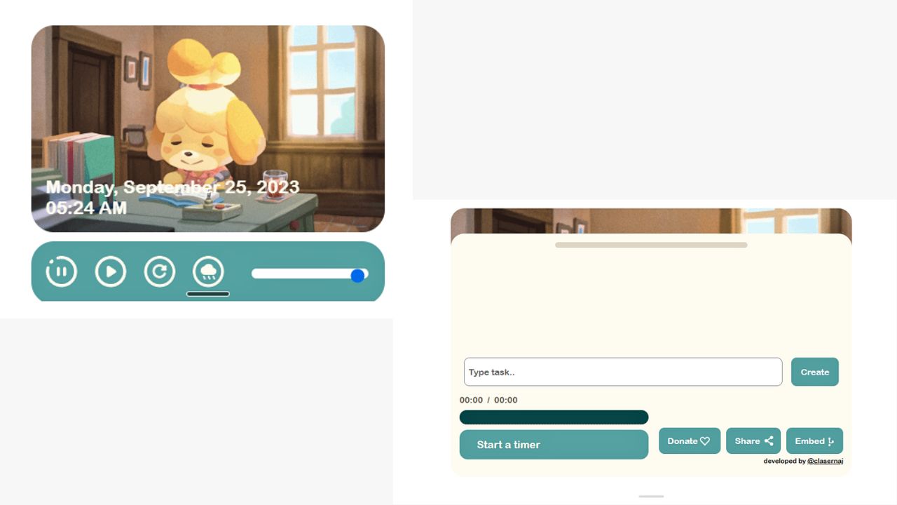 Animal Crossing New Horizons Hourly Music, Timer, & To-Do List Best and Free Notion Widgets