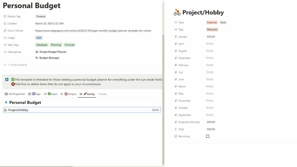 Best Free Notion Budget Templates