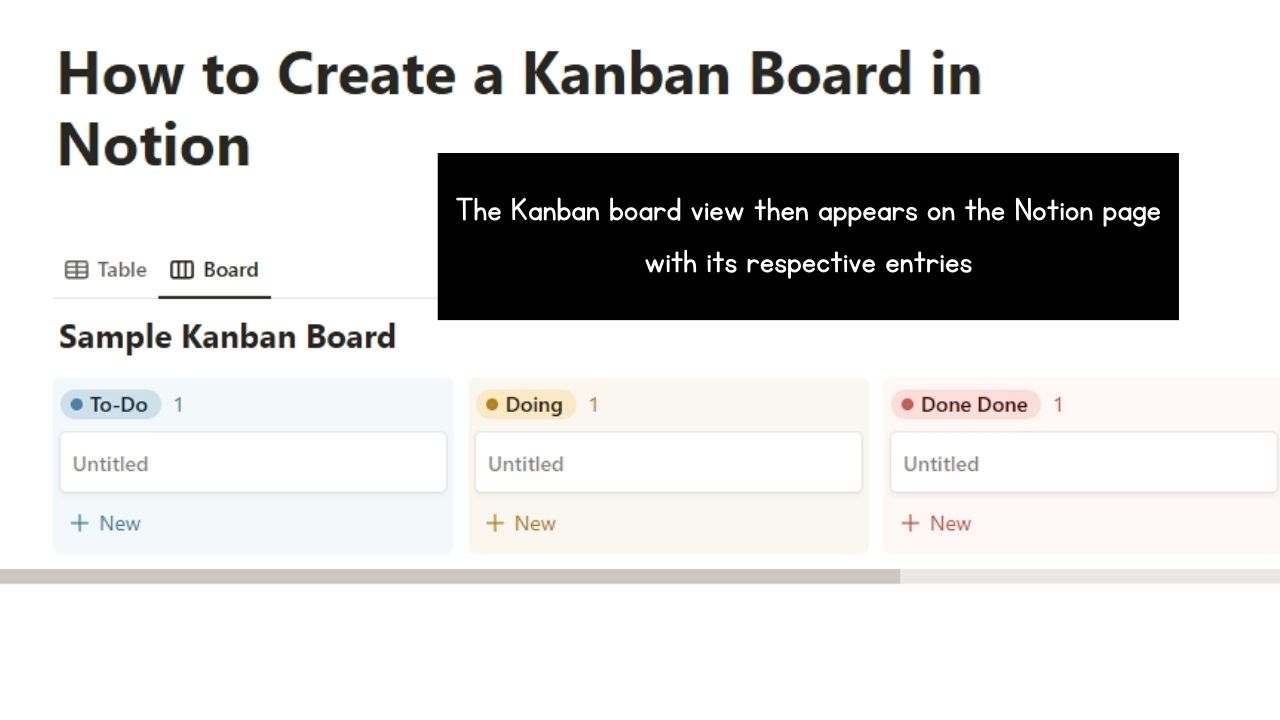 How to Create a Kanban Board in Notion Step 9