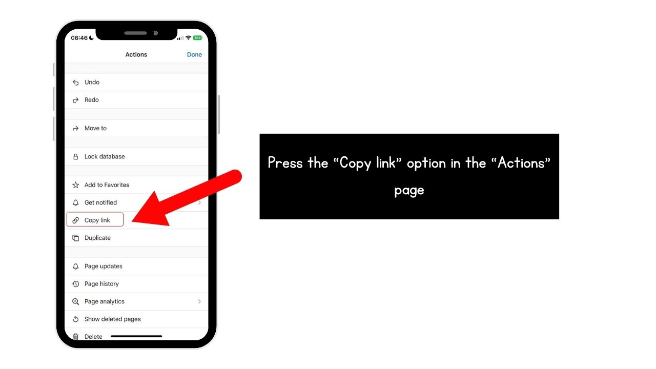 How to Get Notion Database ID on the Mobile App Step 3