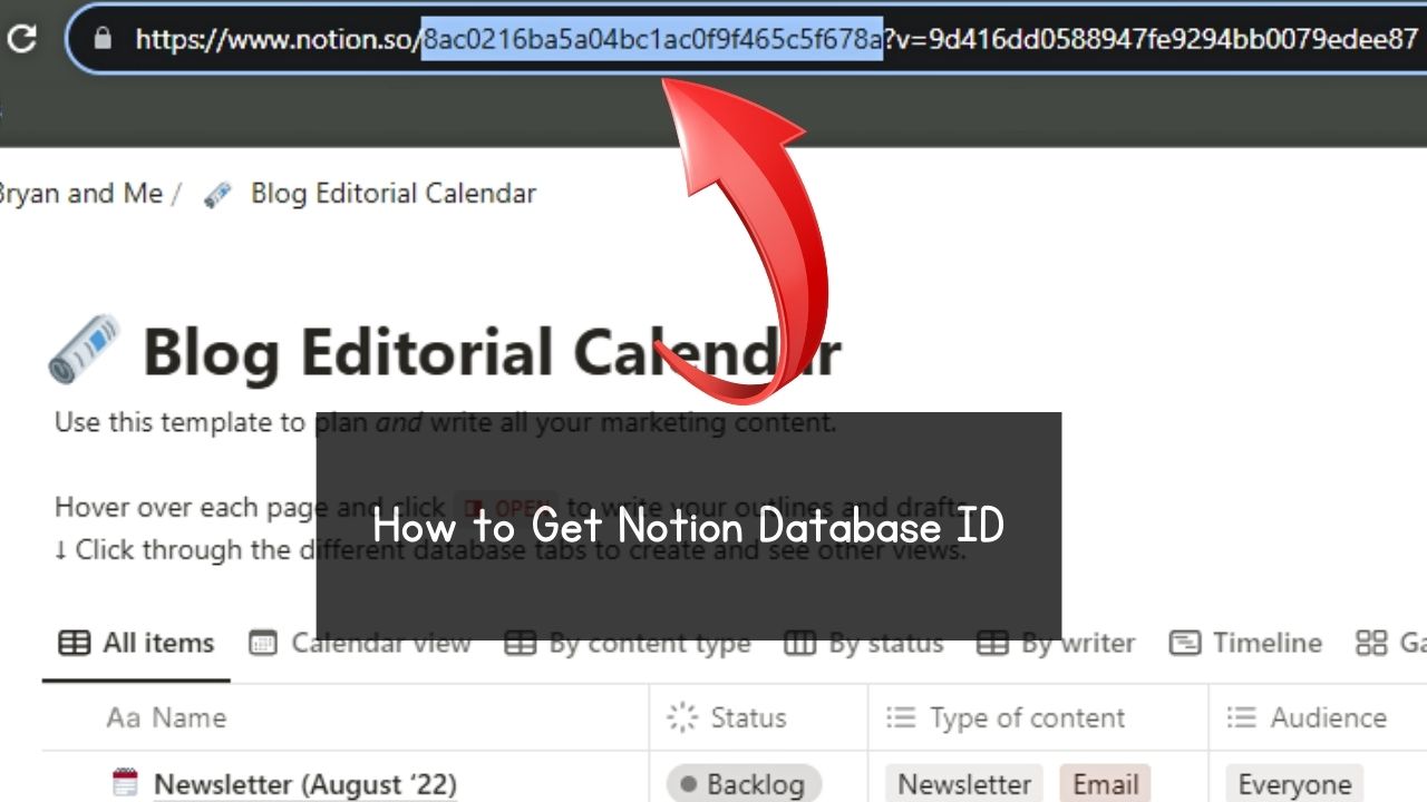 How to get notion database id 1 quick guide
