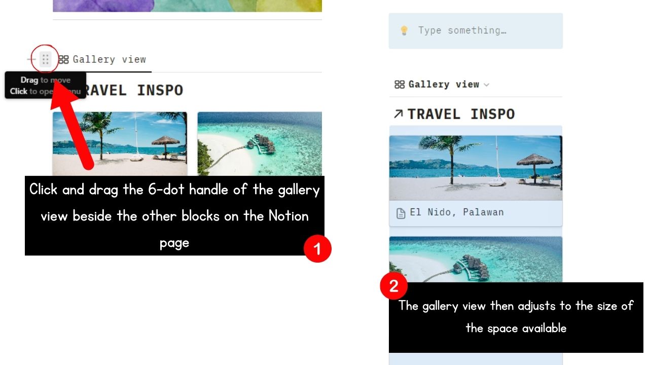 How to Make Gallery View Smaller in Notion Step 5