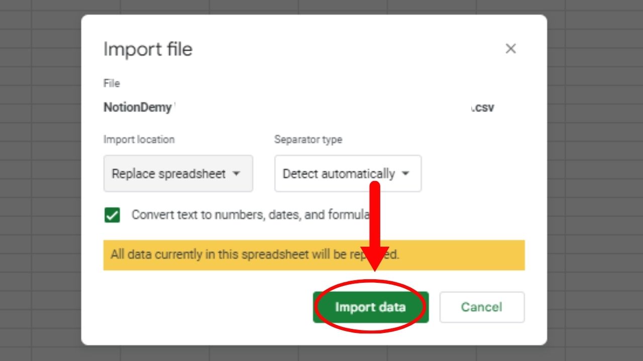 How to Export Notion Table to Excel or Google Sheets Step 14