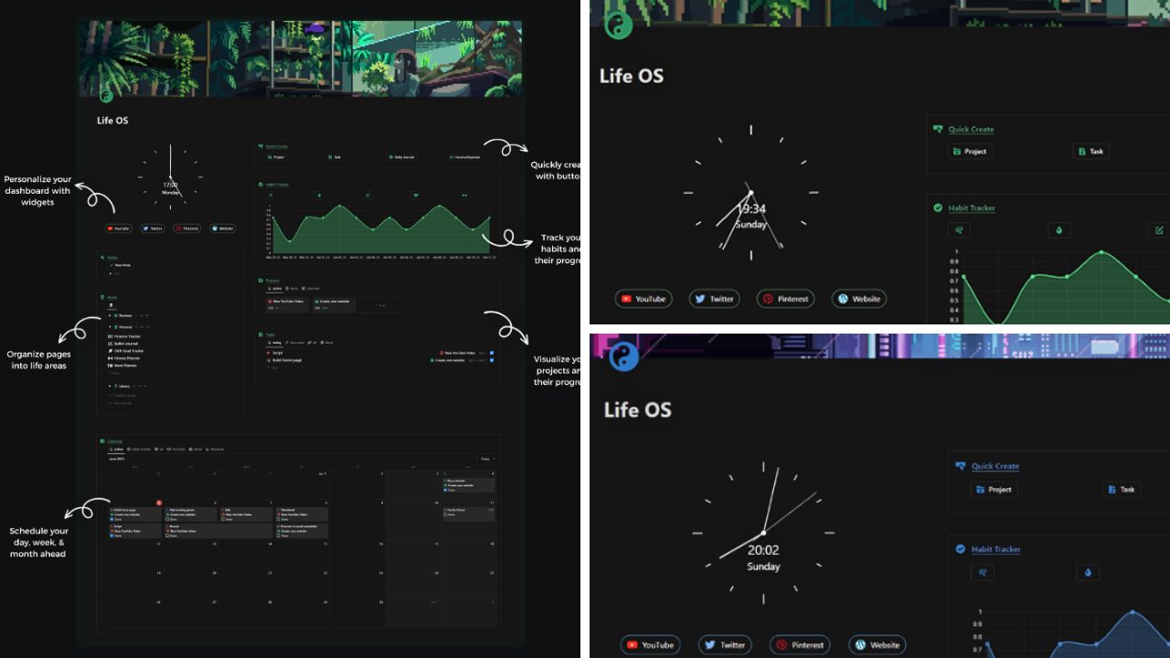 Life OS Dashboard by Chris 