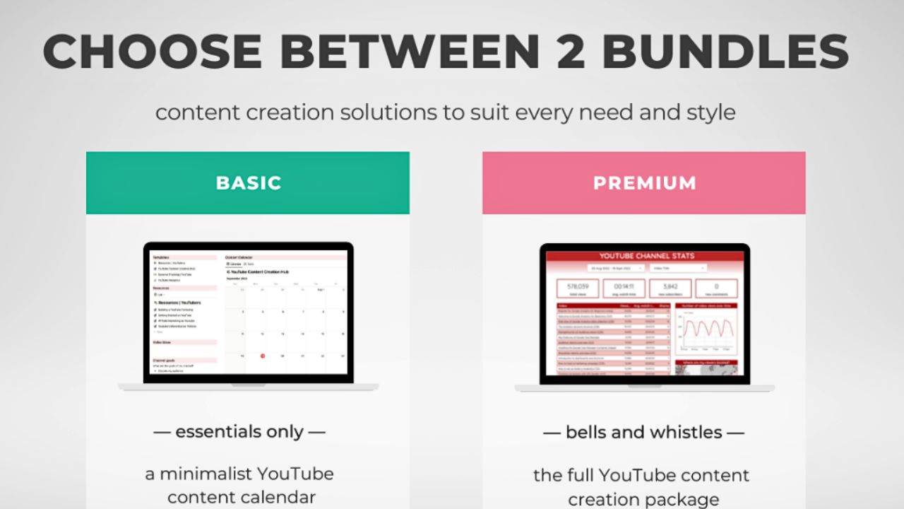 Mel Lee-Smith’s Notion Dashboard for YouTube Content Paid Notion Templates for YouTubers