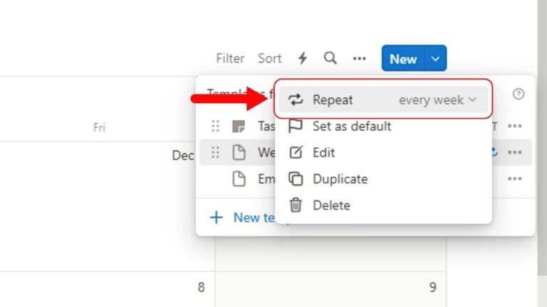 How to Add Recurring Events and Tasks to Notion Calendar