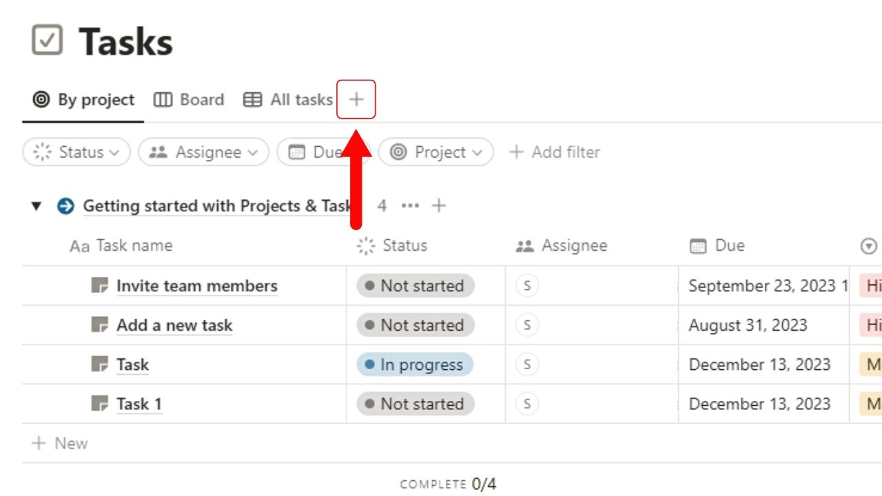 How to Add Recurring Events and Tasks to Notion Calendar Step 1