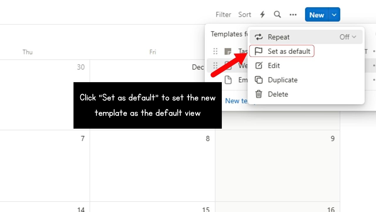 How to Add Recurring Events and Tasks to Notion Calendar Step 8-2