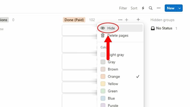 How to Hide Completed or Finished Tasks in Notion