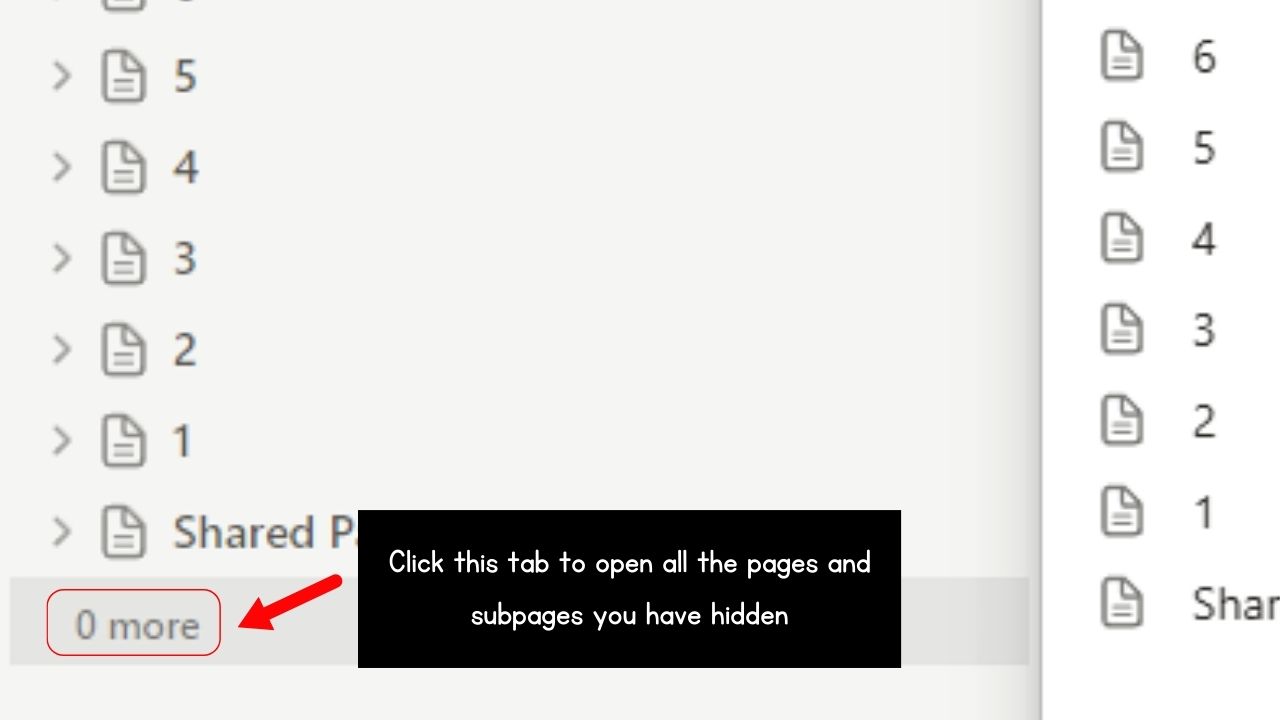 How to Hide Pages and Subpages in Notion Using a Quicker Method Step 1