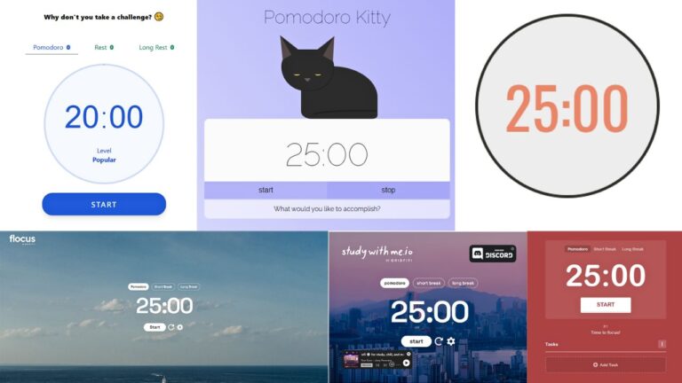 Notion Pomodoro Widgets