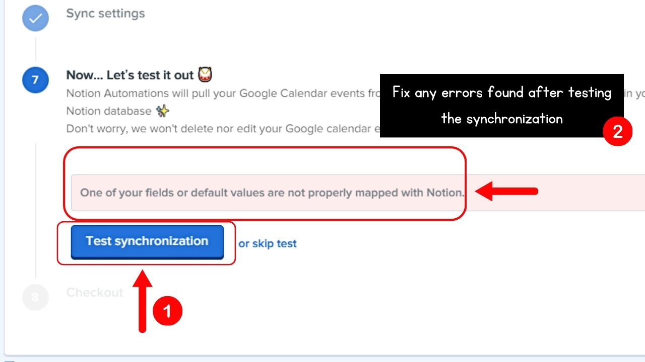 Synchronize Notion with Google Calendar Using Notion Automations Step 10