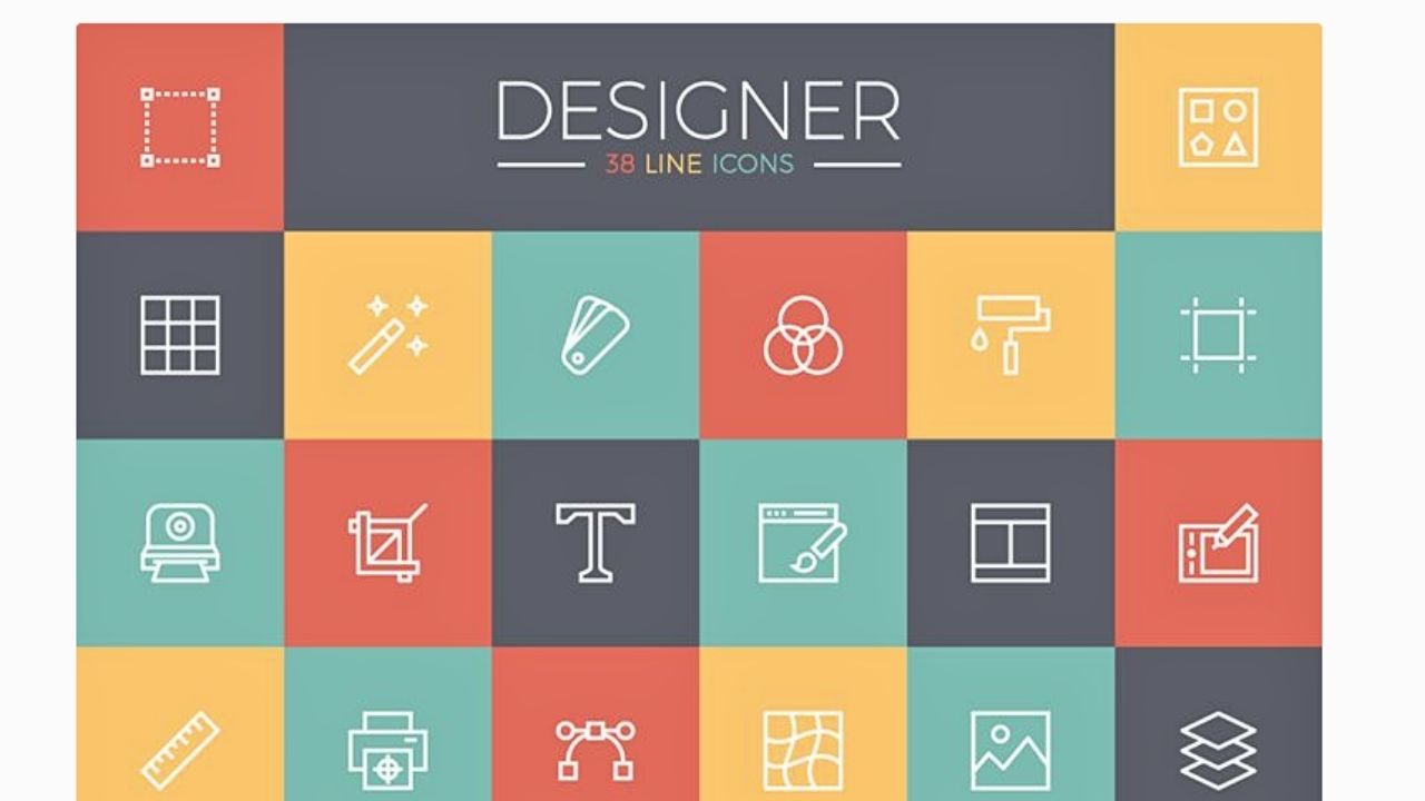 Designer Line Icon Set by Speckyboy Free Cute Notion Icons