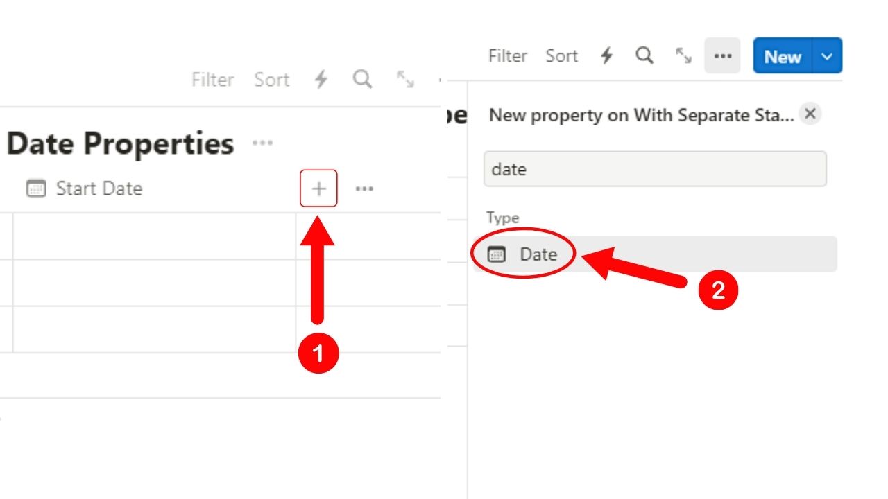 How to Subtract Two Dates in Notion Step 2