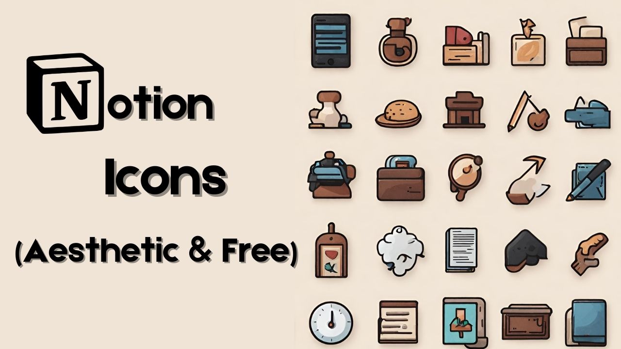 30 Best & Free Notion Icons for 2024 (Aesthetic)