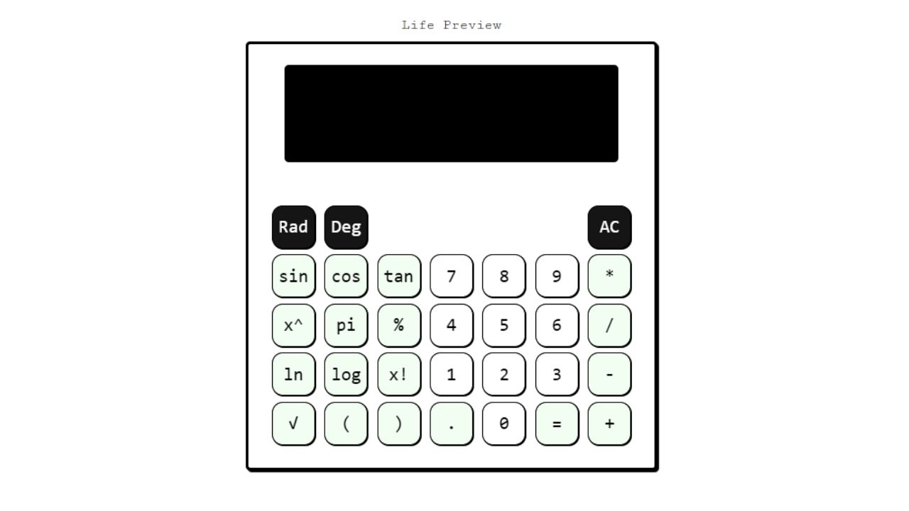 Notion Widget: Minimal Calculator Notion Calculator Widgets