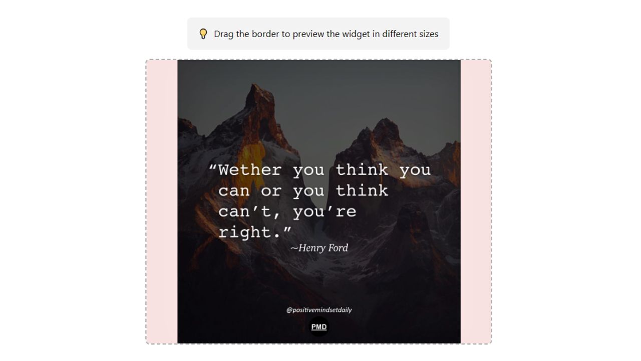 Quote of the Day Widget by Indify Free Notion Quotes Widgets