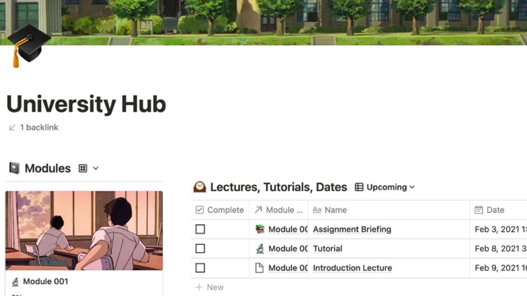 Geo - Notioncrossing’s Student Productivity Hub Paid Notion Templates for Students
