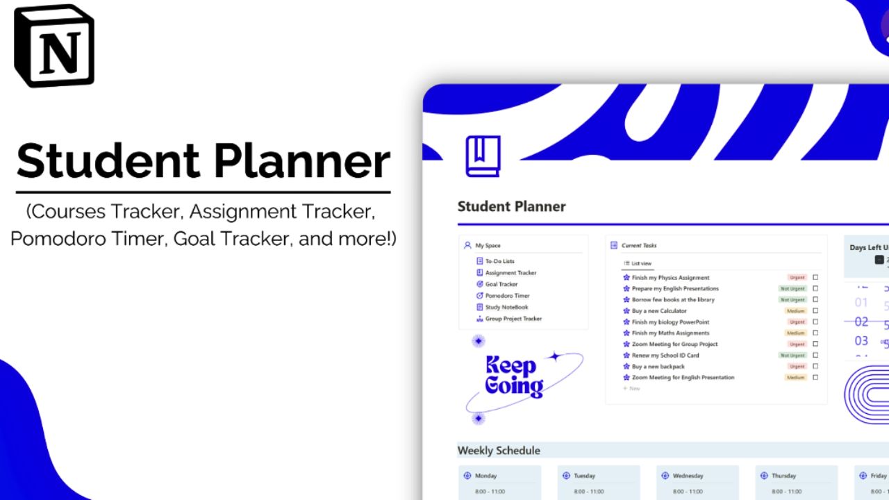 Student Planner by Brooke Paid Notion Templates for Students